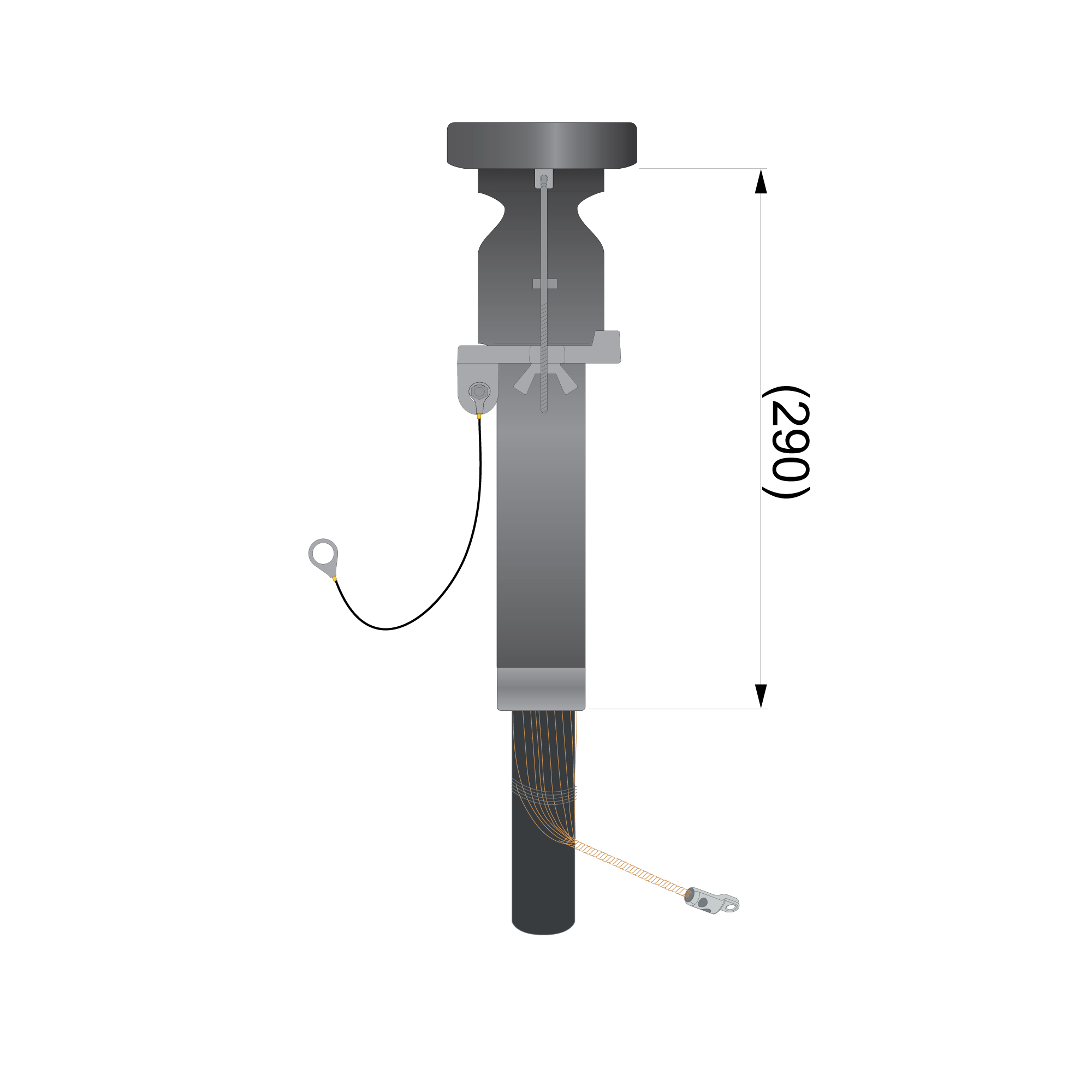 Separable connector Ensto CONS250.2 - 1
