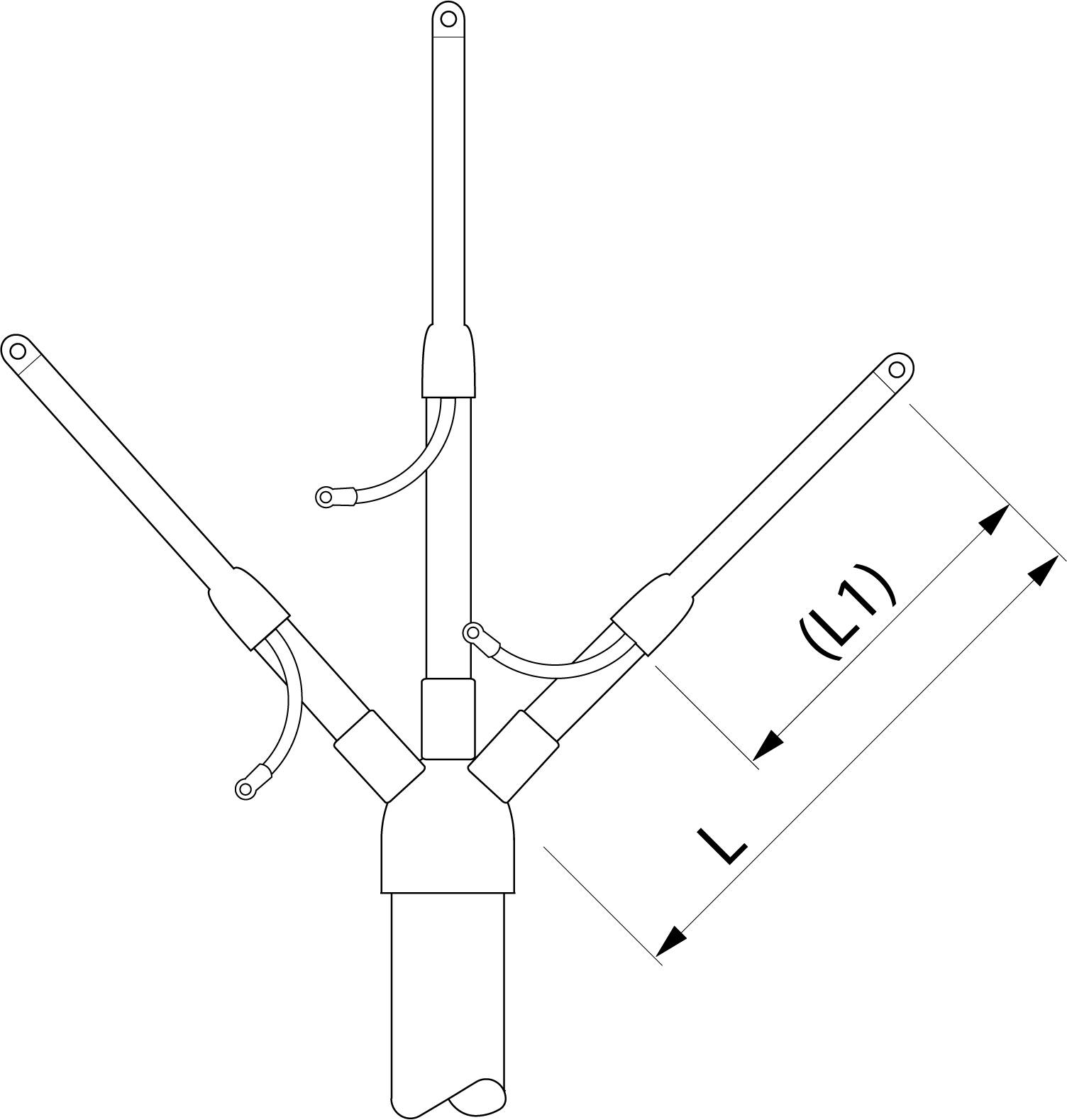 Hybridi kylmäkutisteulkopääte Ensto COTH31.2402L