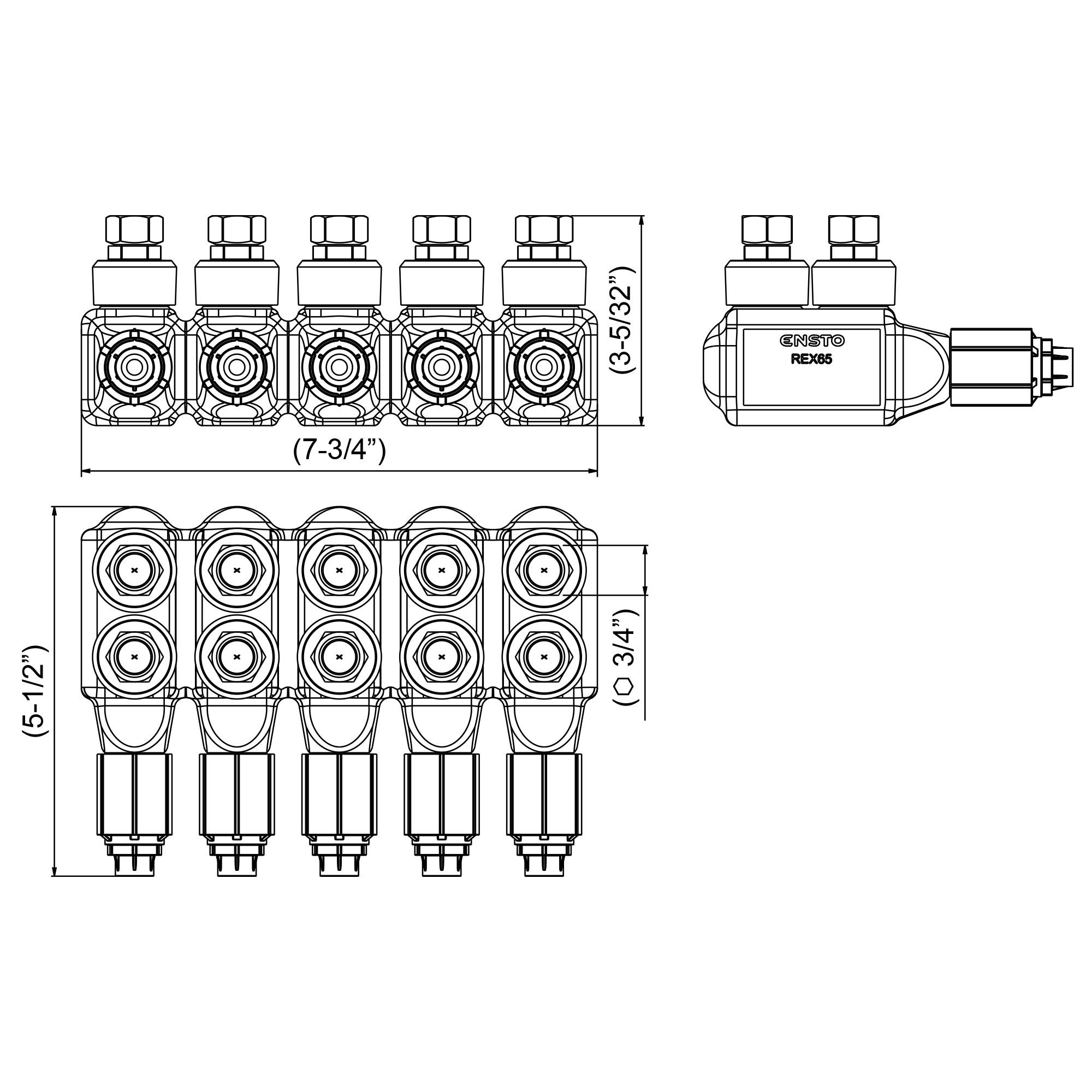 Insulation piercing connector Ensto REX65
