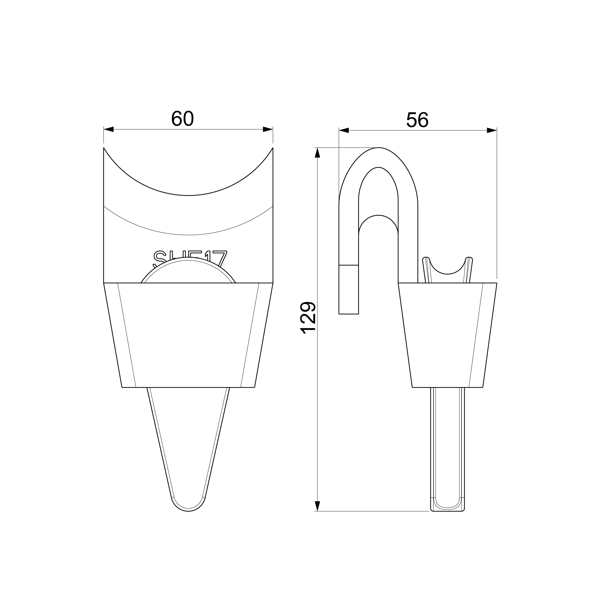 Bardunklemme Ensto SH517 - 1