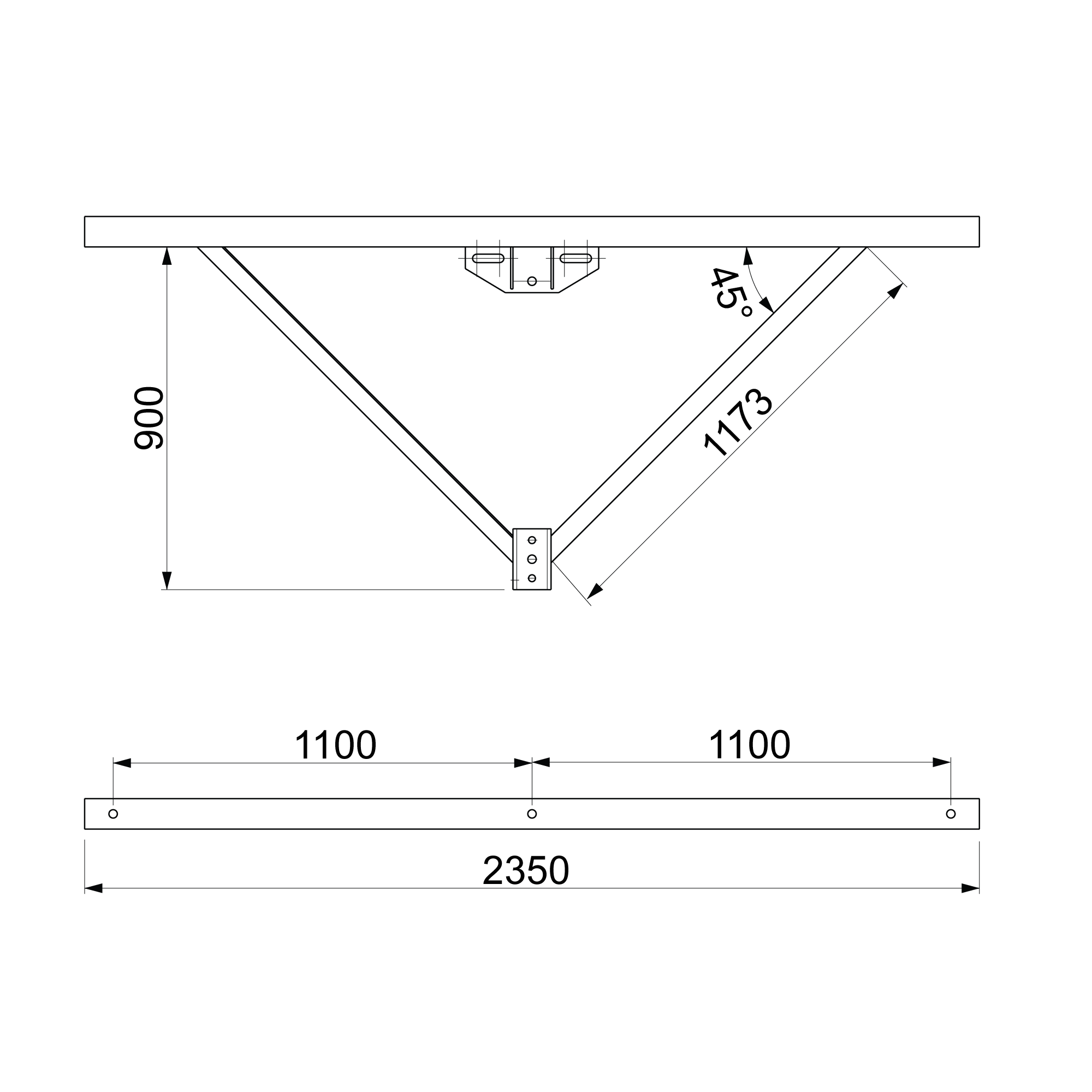 Crossarm Ensto SH540.0 - 1