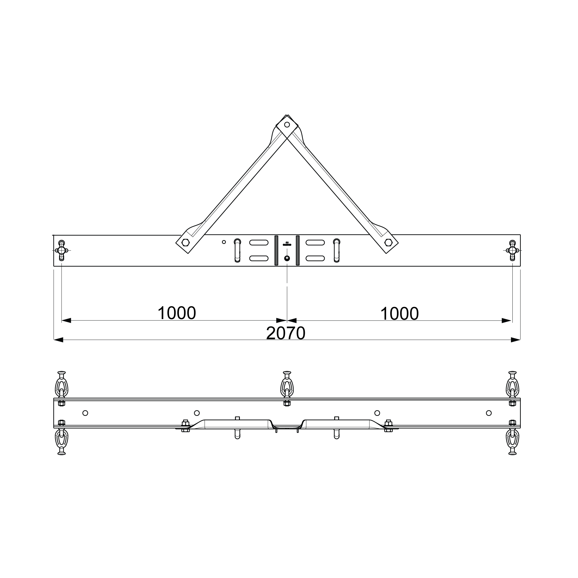 Crossarm Ensto SH545.2 - 1