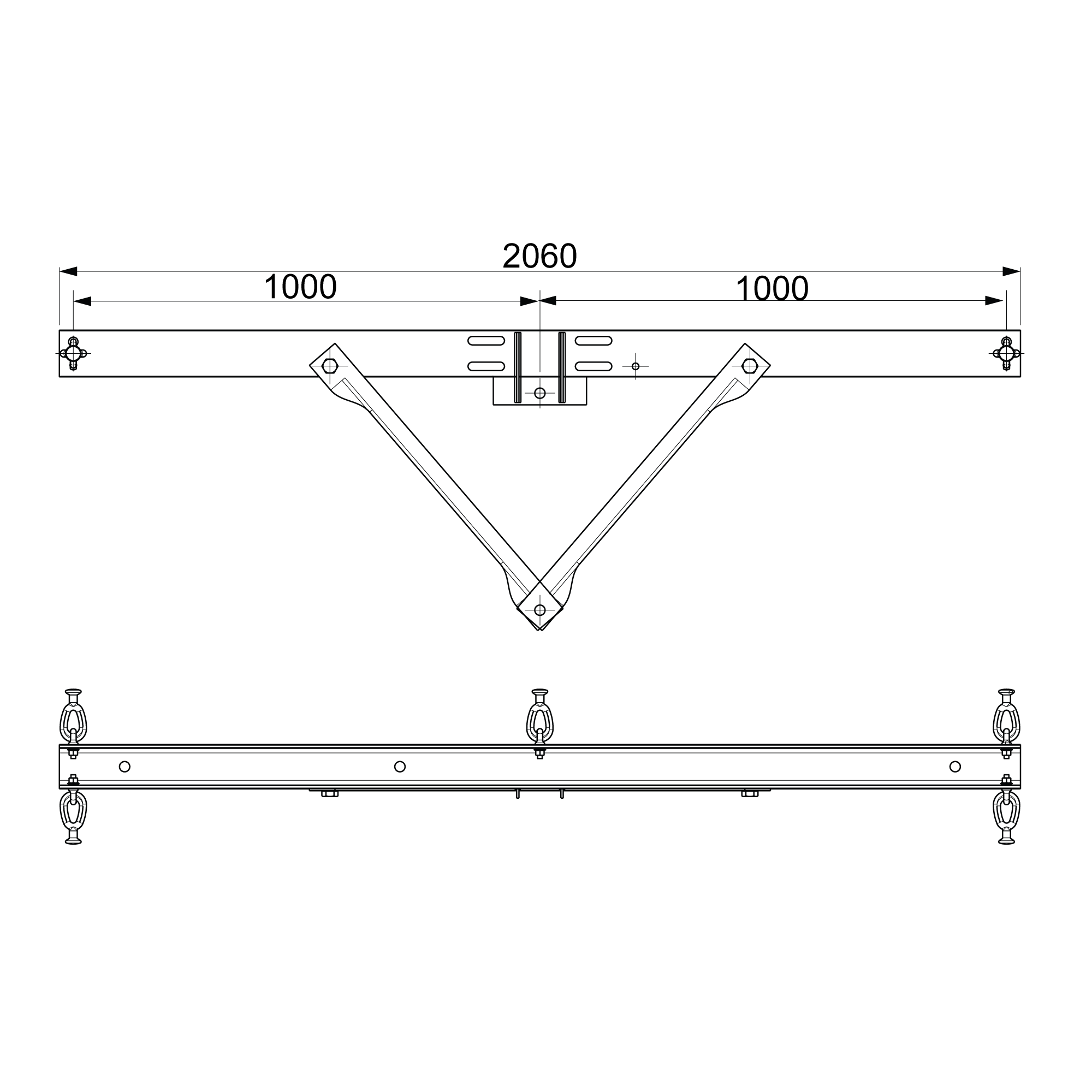 Crossarm Ensto SH546.1 - 1