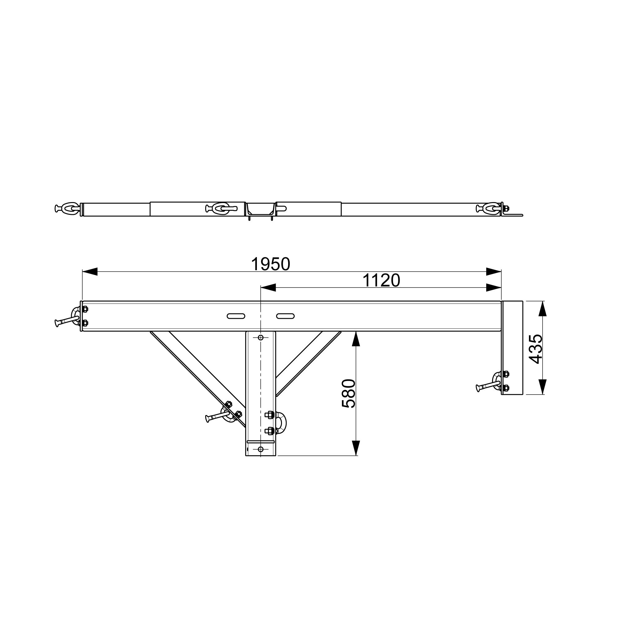 Crossarm Ensto SH547 - 1