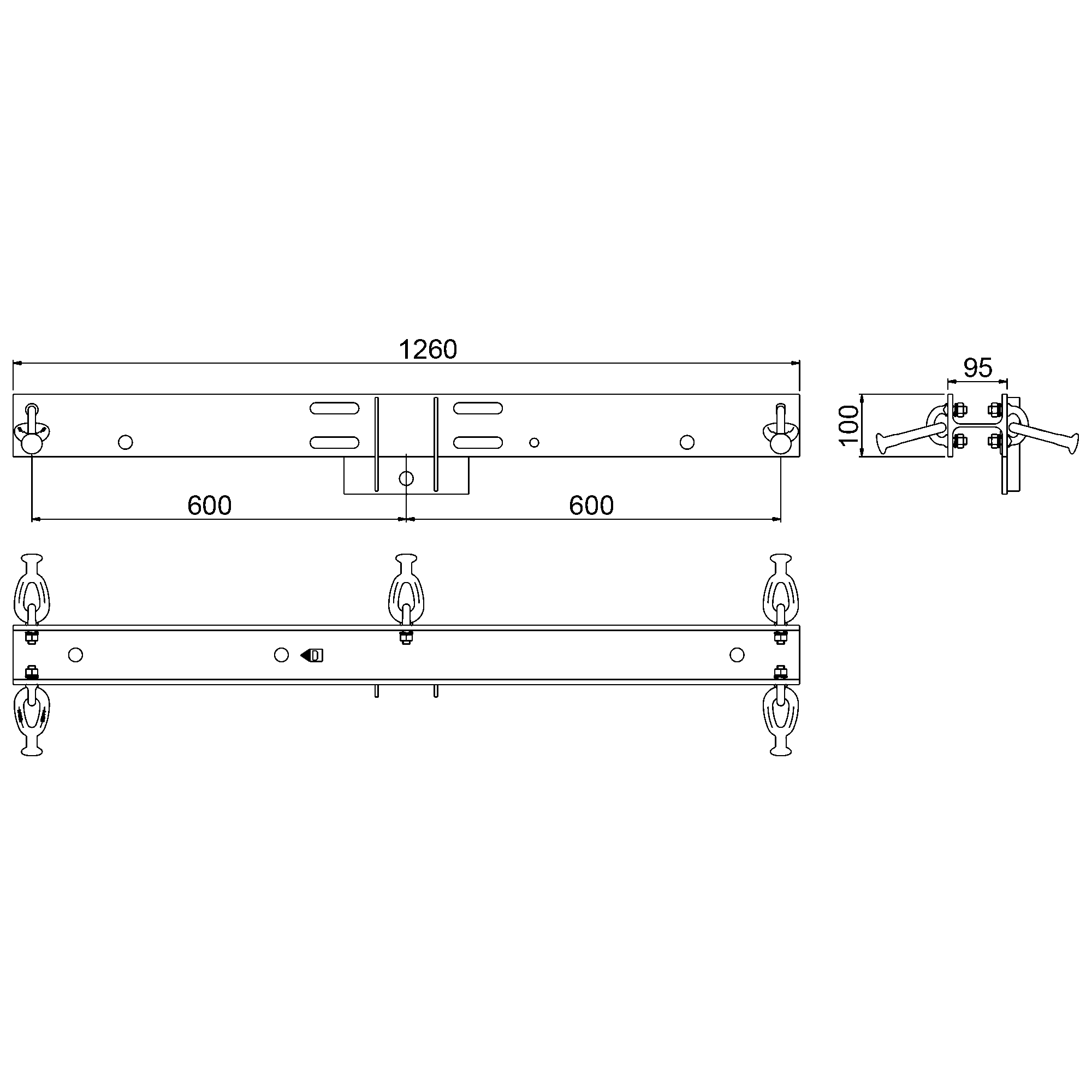 Poprzecznik Ensto SH549.1 - 1