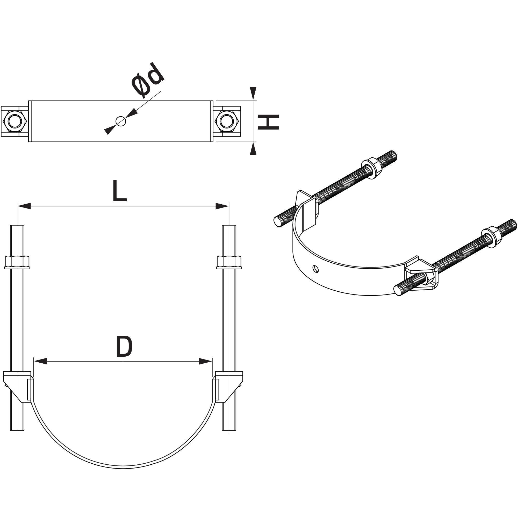 Pole band Ensto SH571.1 - 1