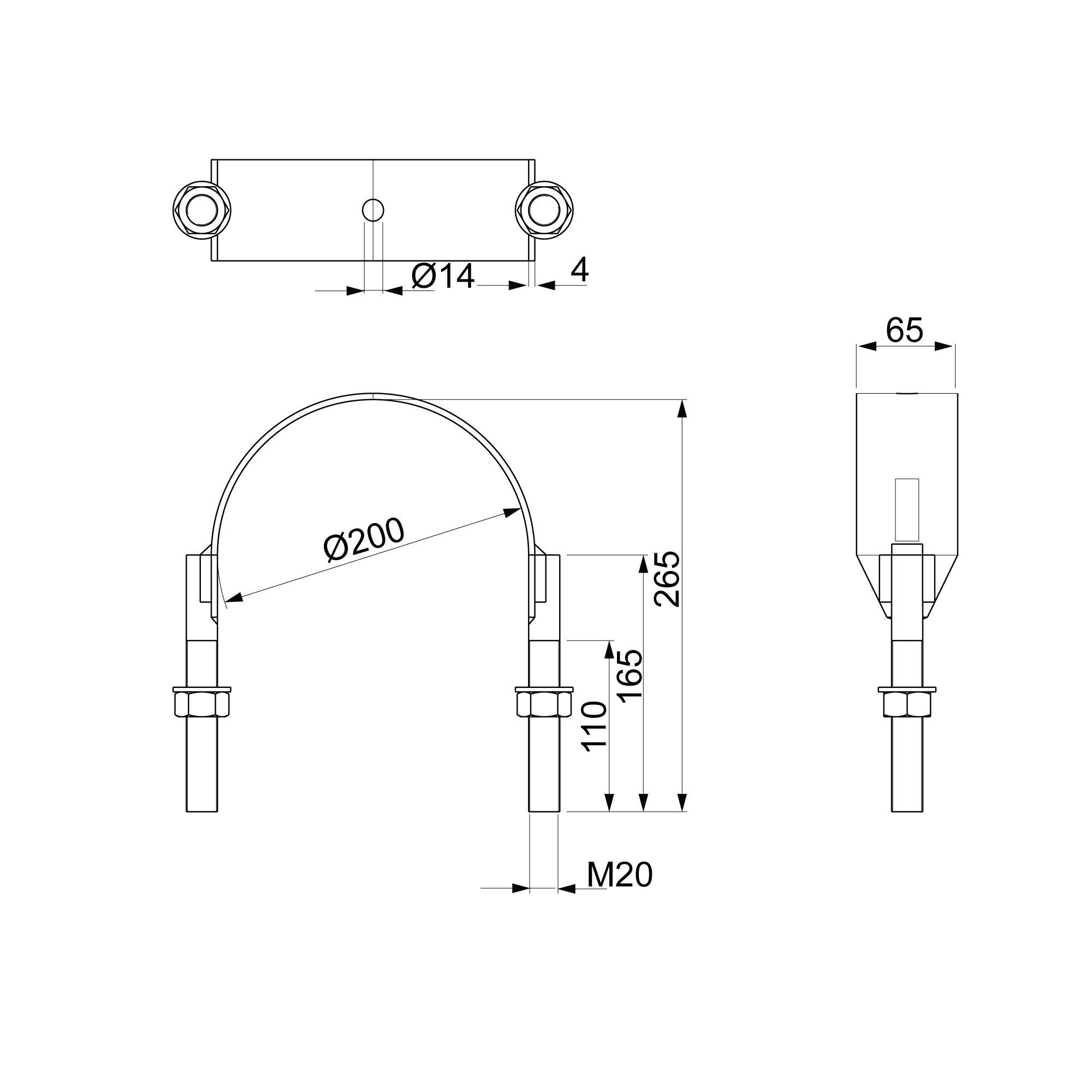 Bøyle Ensto SH604.2 - 1