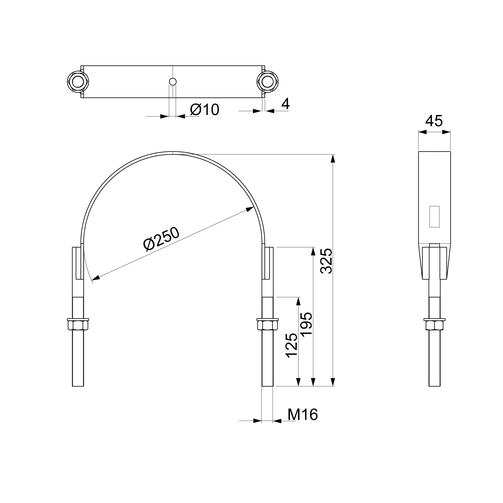 Stirrup U Ensto SH604 - 1