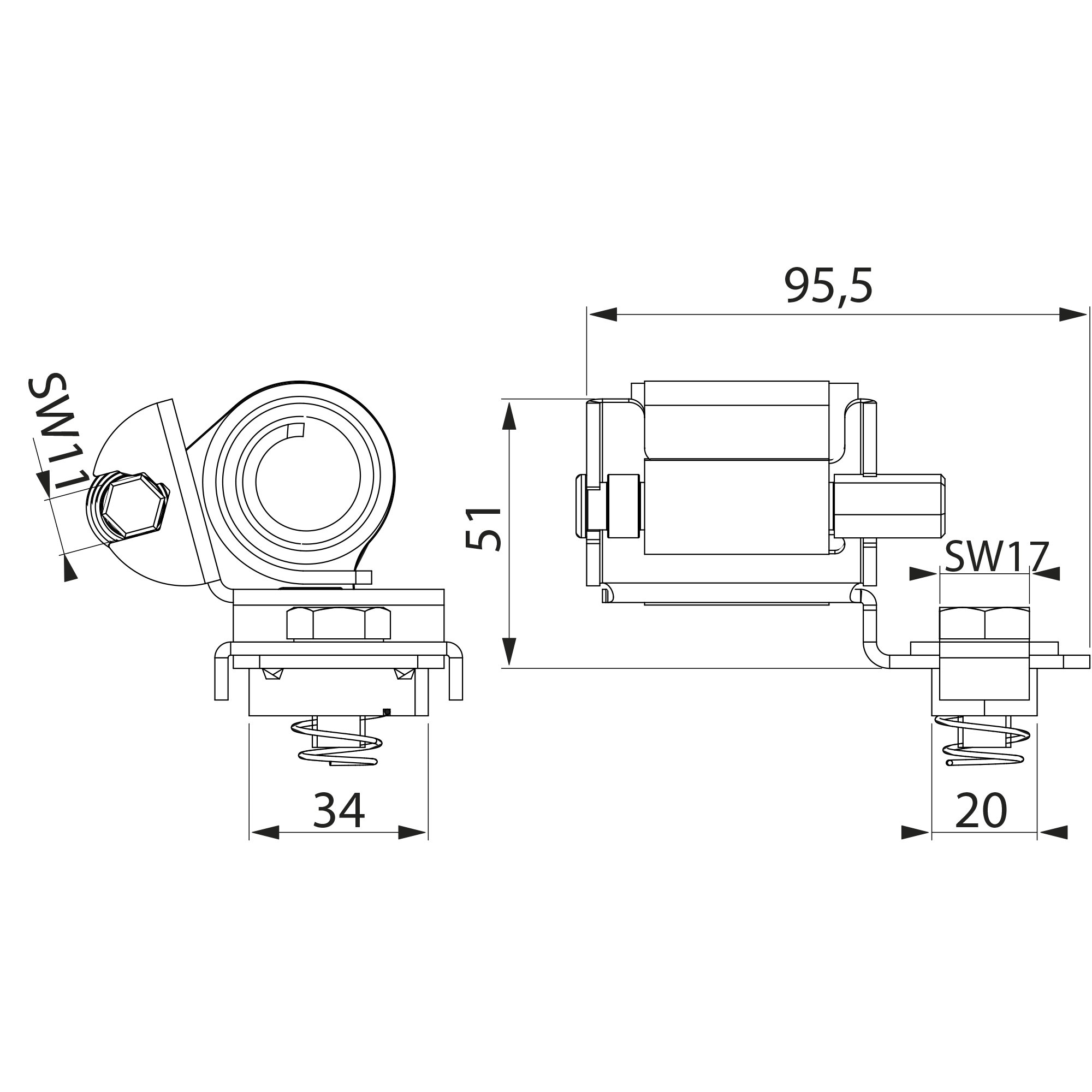 Kabelhållare Ensto SH710 - 1