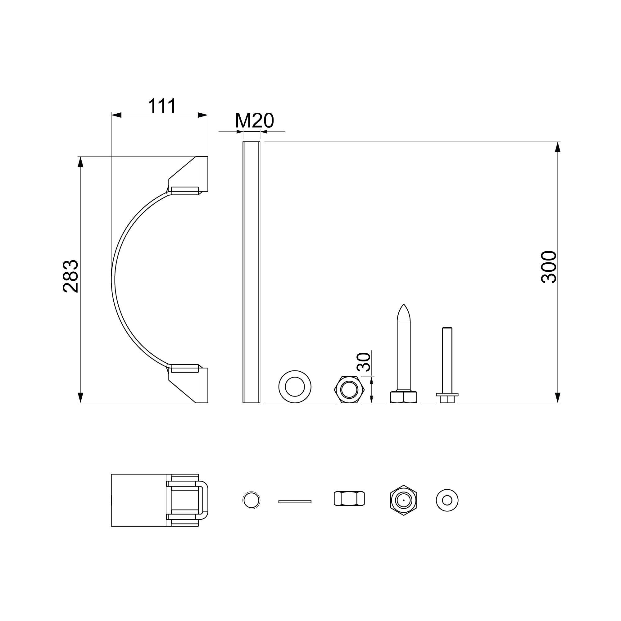 Accessory set Ensto SHP192.10 - 1
