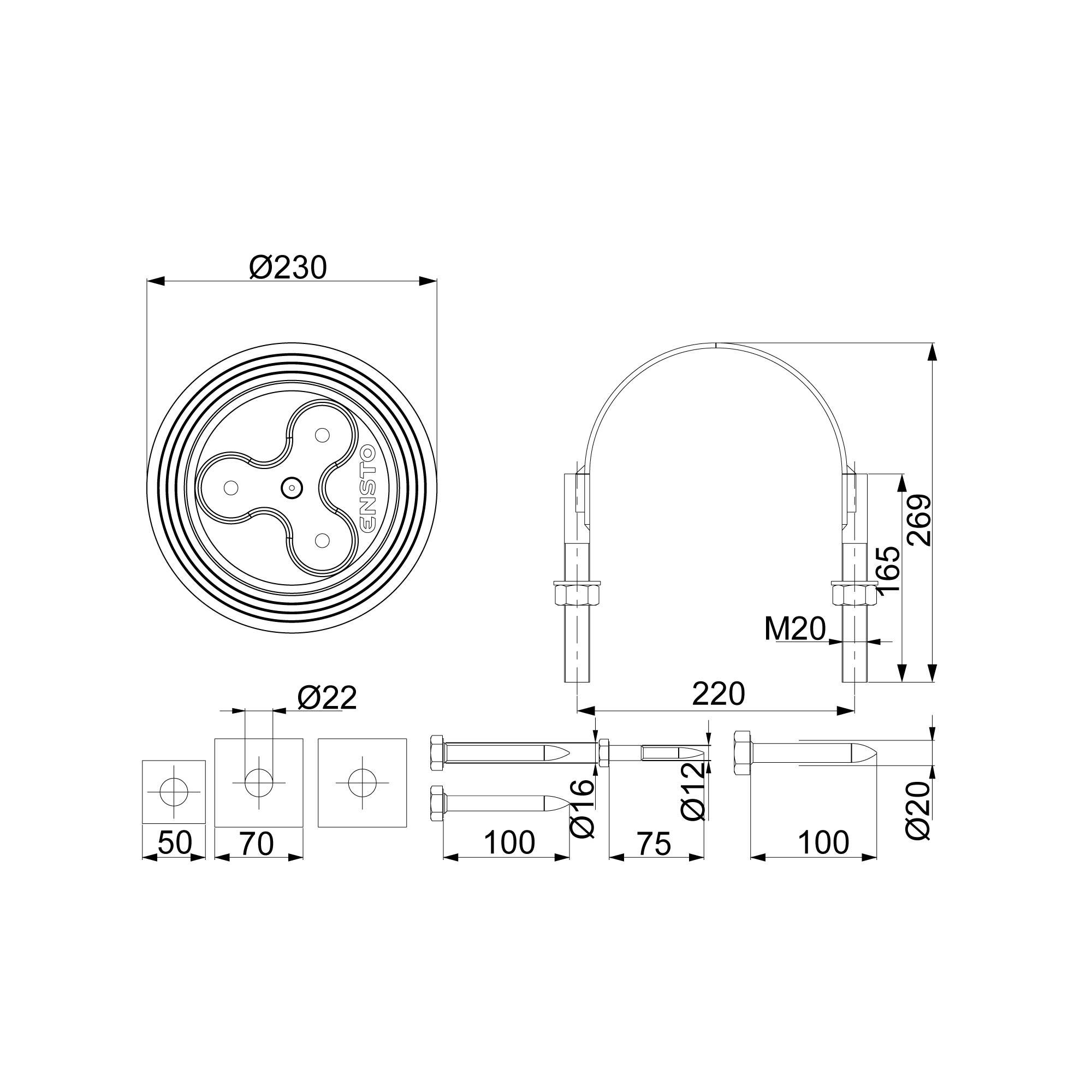Accessory set Ensto SHP192.4 - 1