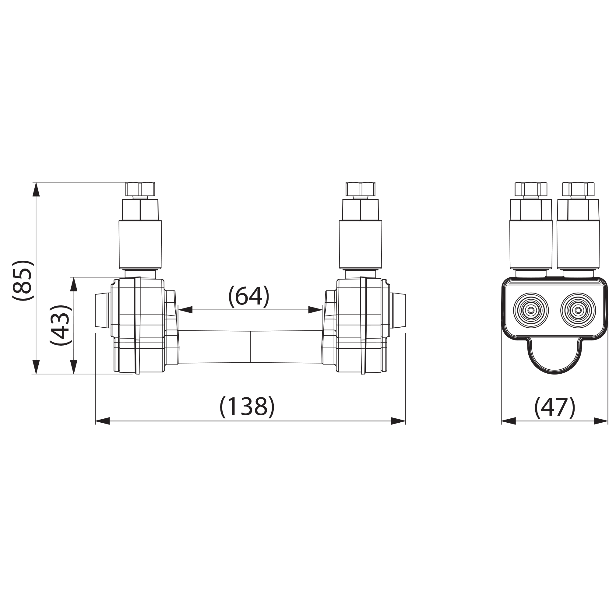 Insulation piercing connector Ensto SLIW67 - 1