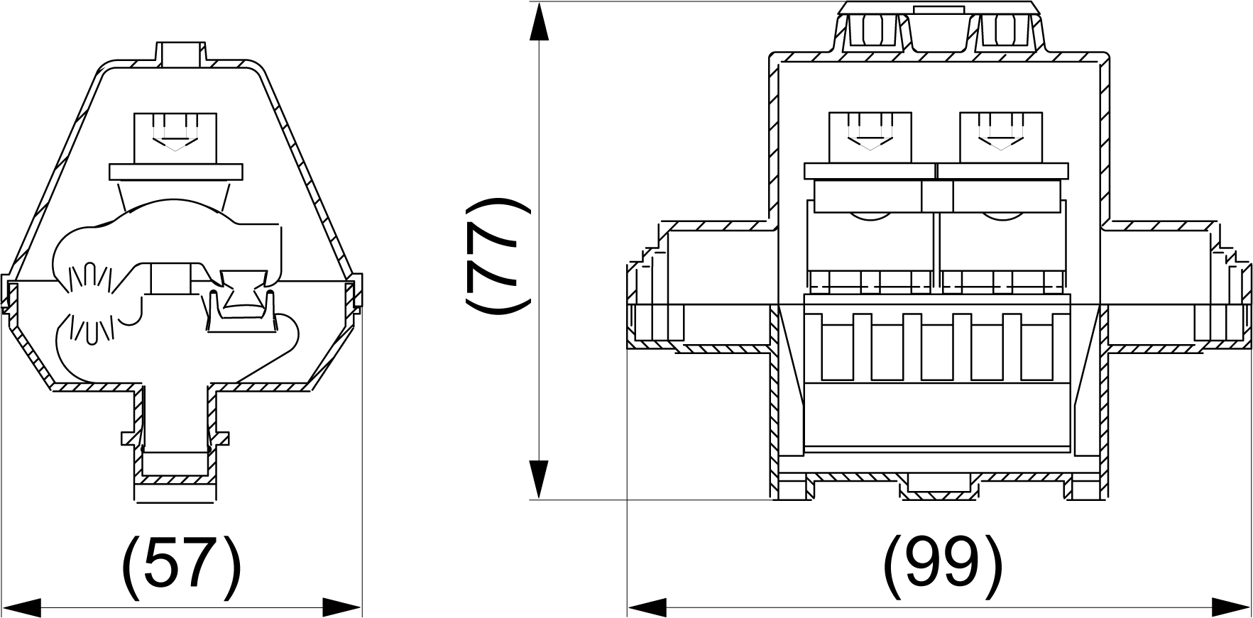 IPC / Bare connector Ensto SM6.21 - 1