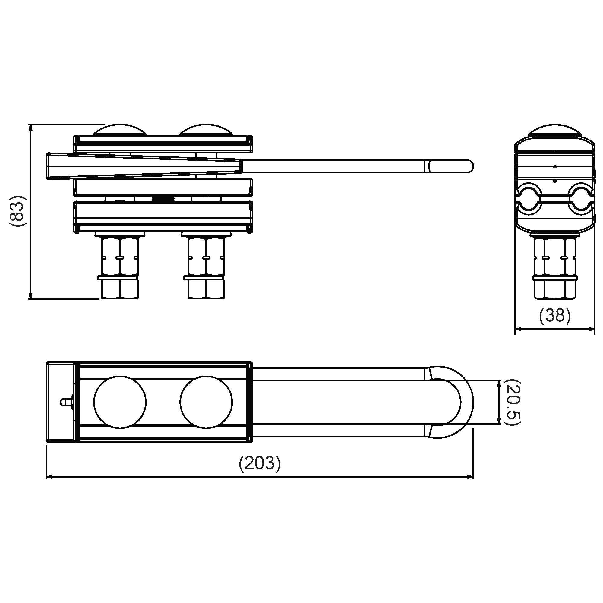 Tension clamp Ensto SO117.225S - 1