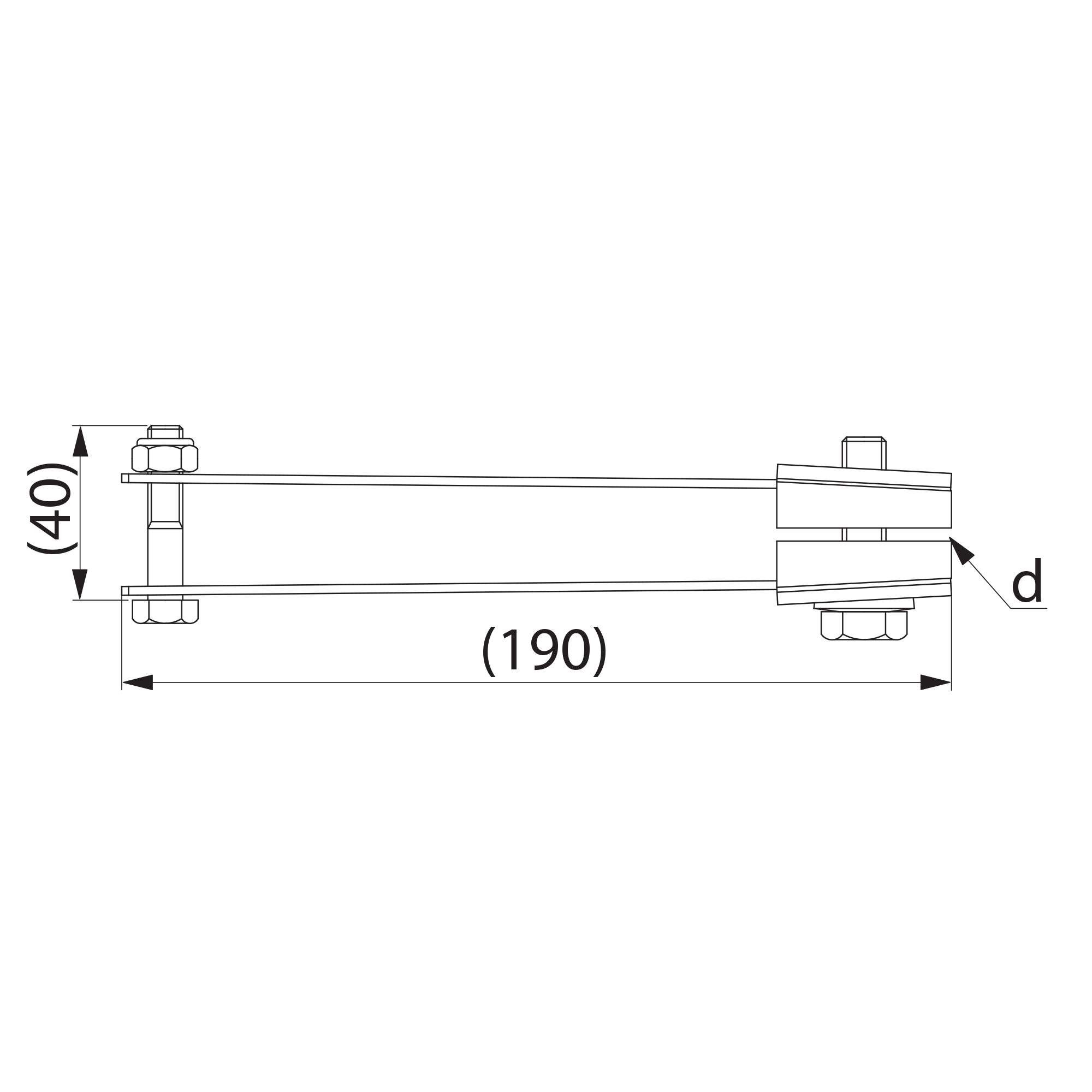 Pince de tension Ensto SO169.22550 - 1