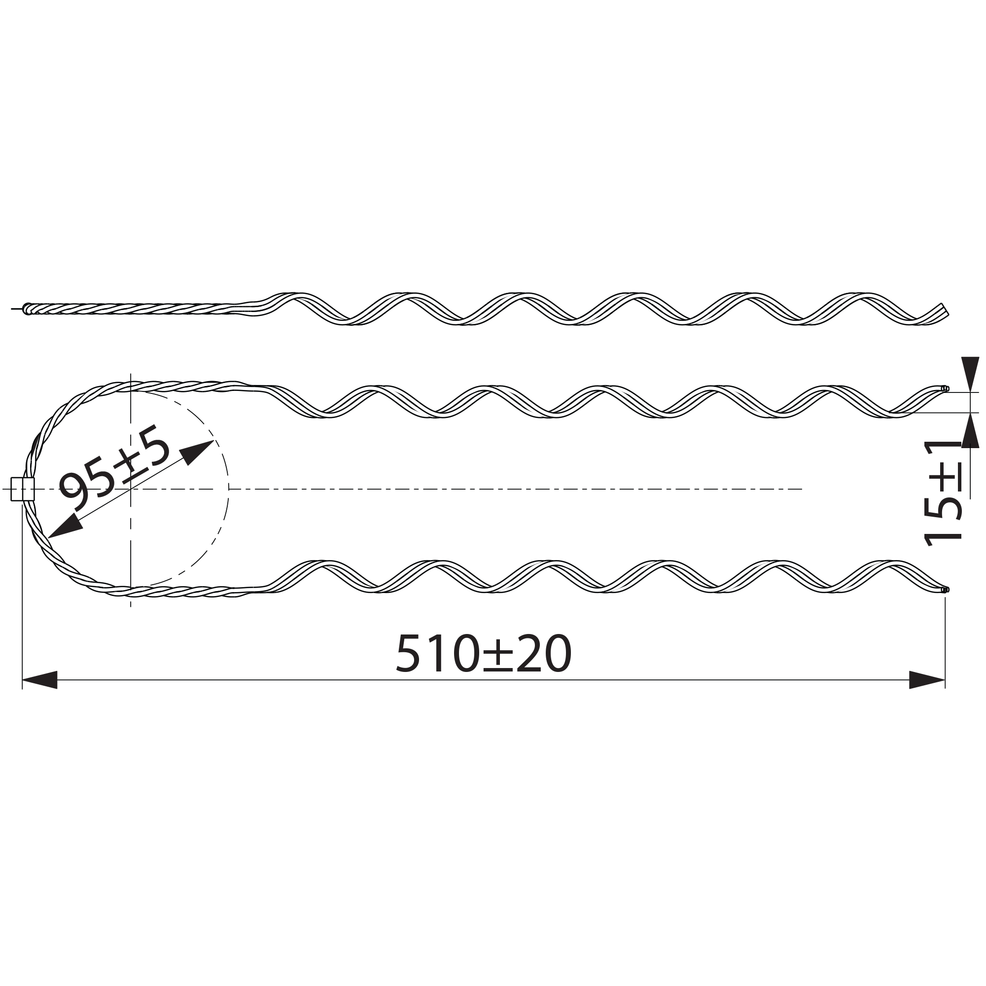 Helical tie Ensto SO216.99 - 1