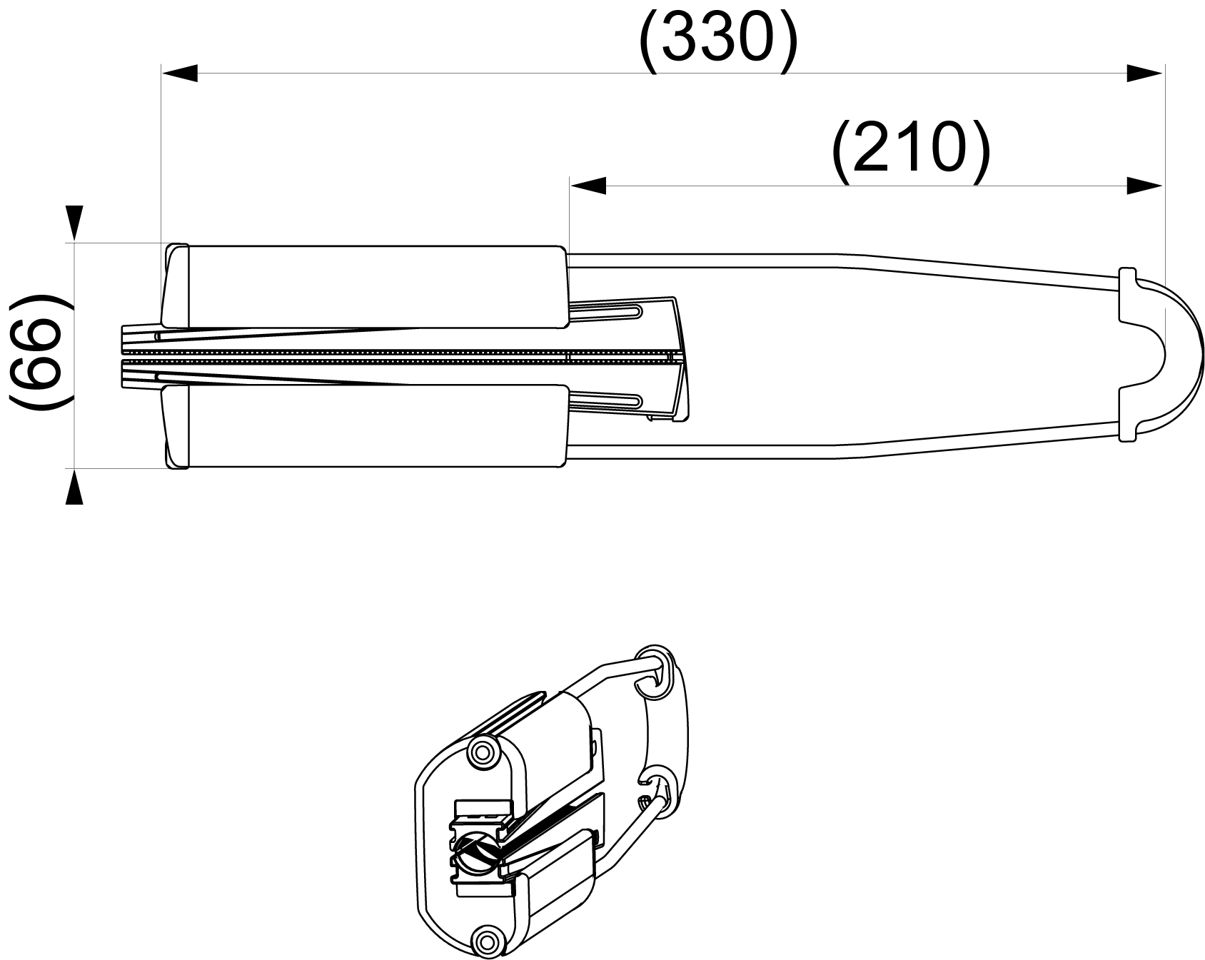 Tension clamp Ensto SO250.01 - 1