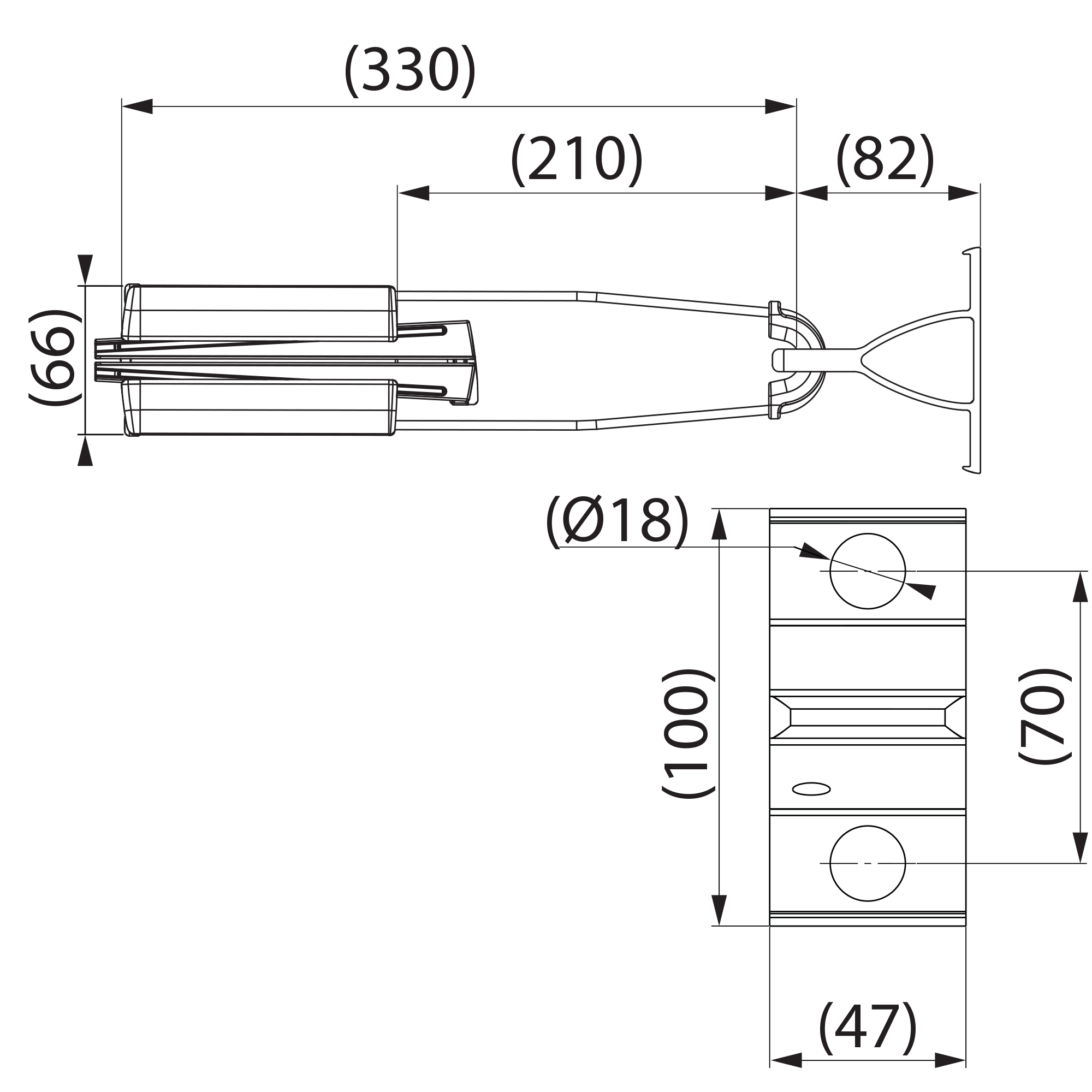 Tension clamp Ensto SO250 - 1