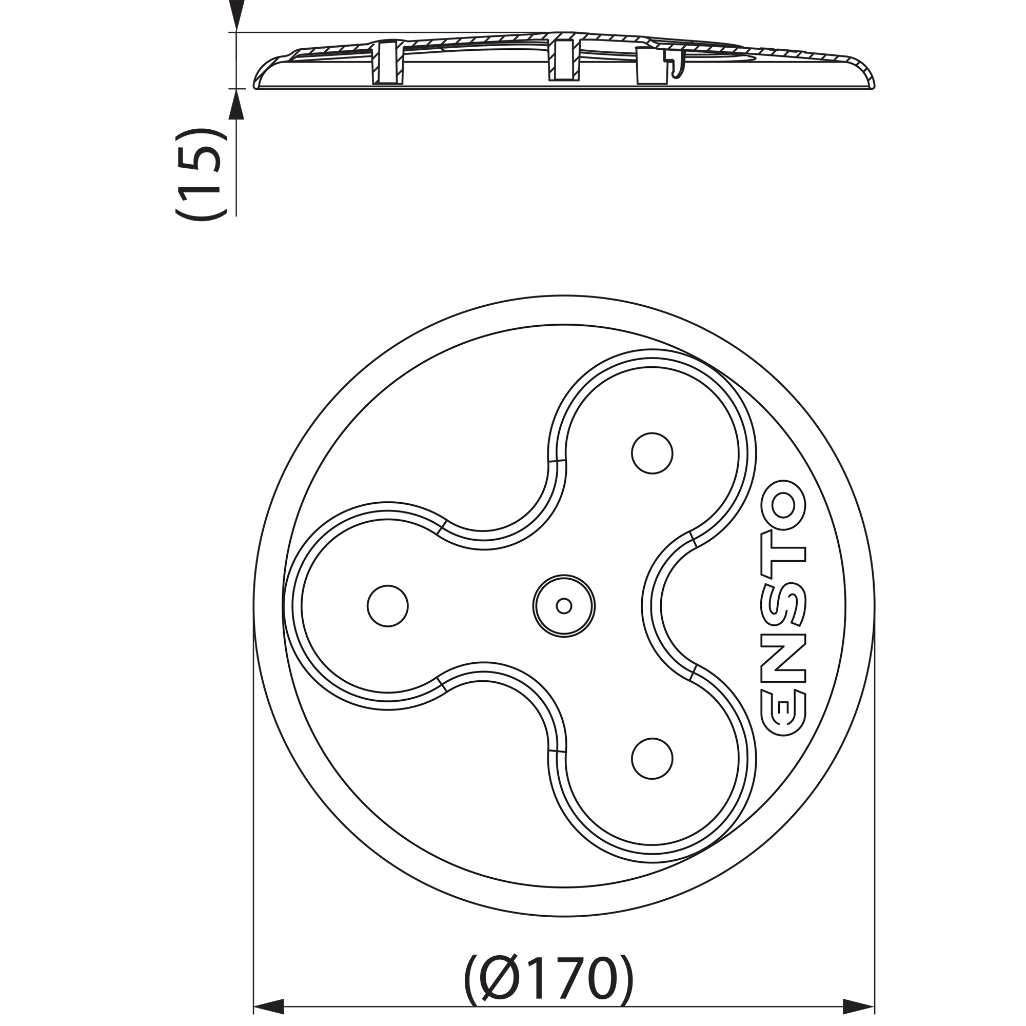 Stolpehatt Ensto SP20.01 - 1