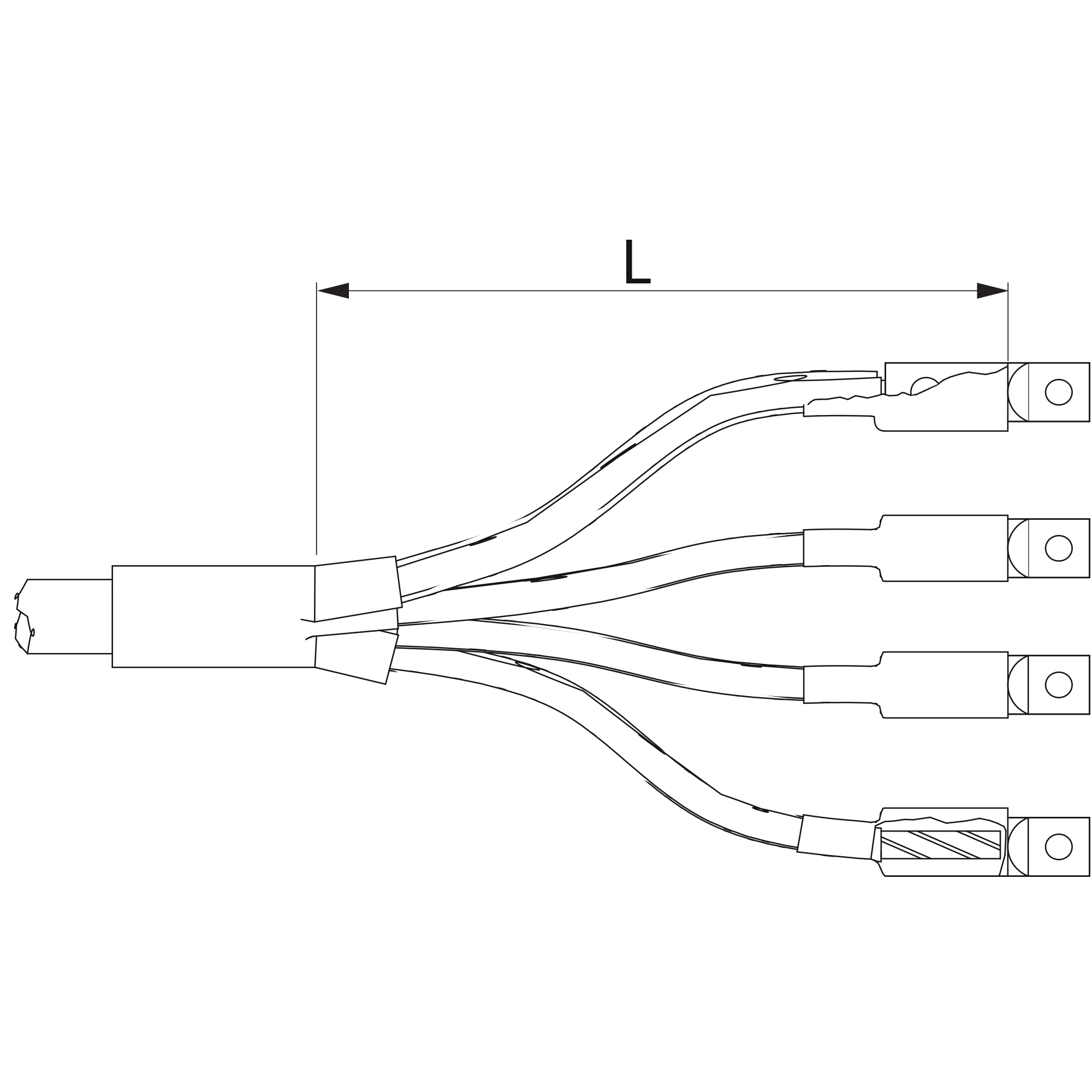 Heat shrink outdoor term Ensto STA4 - 1
