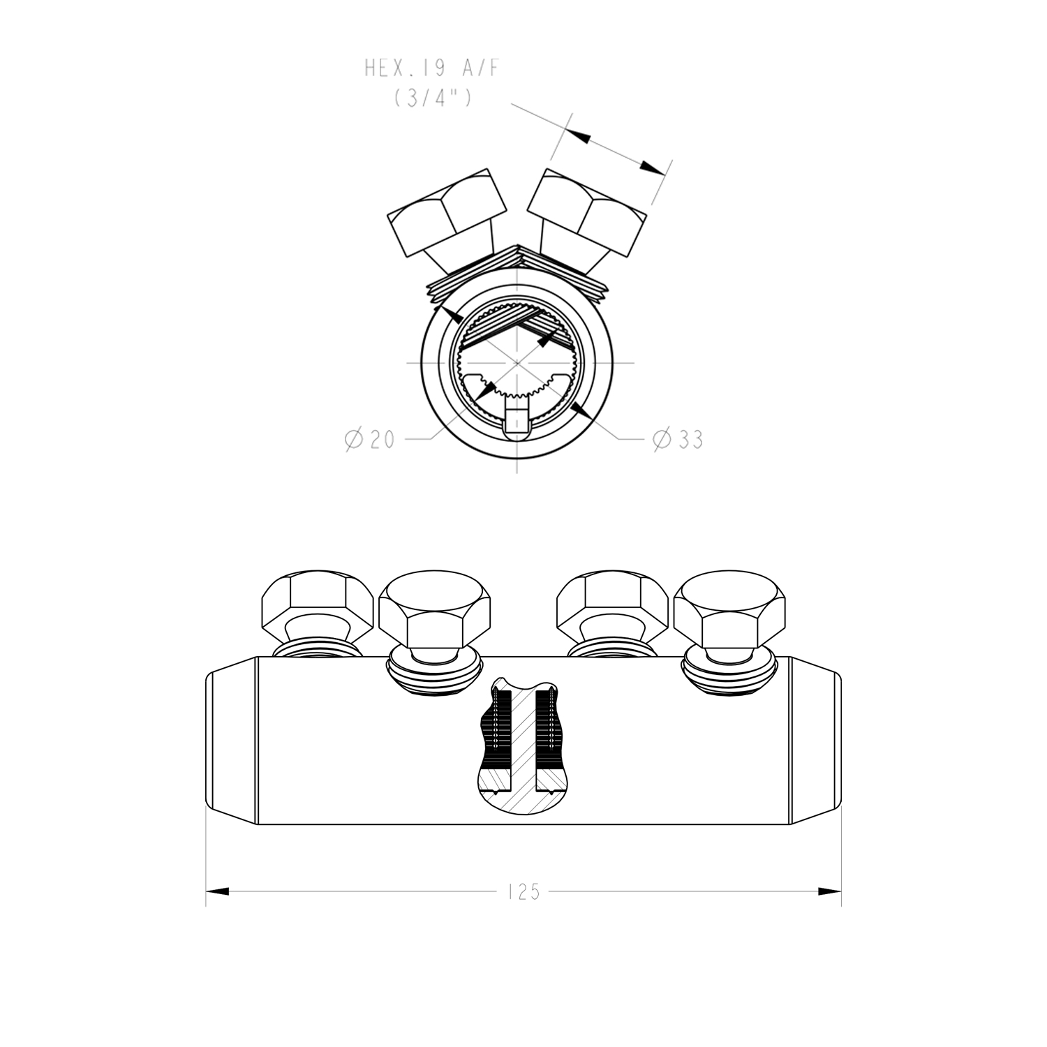Mekanisk skjøtehylse Ensto NO2047901