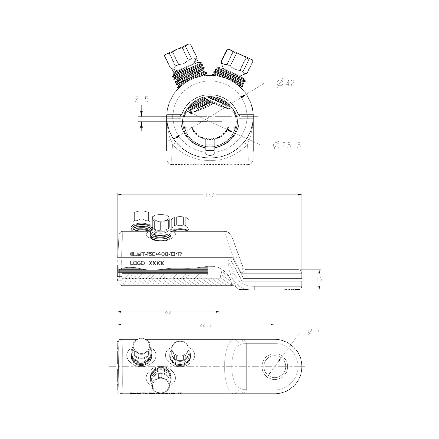 Mekanisk kabelsko Ensto NO2047913